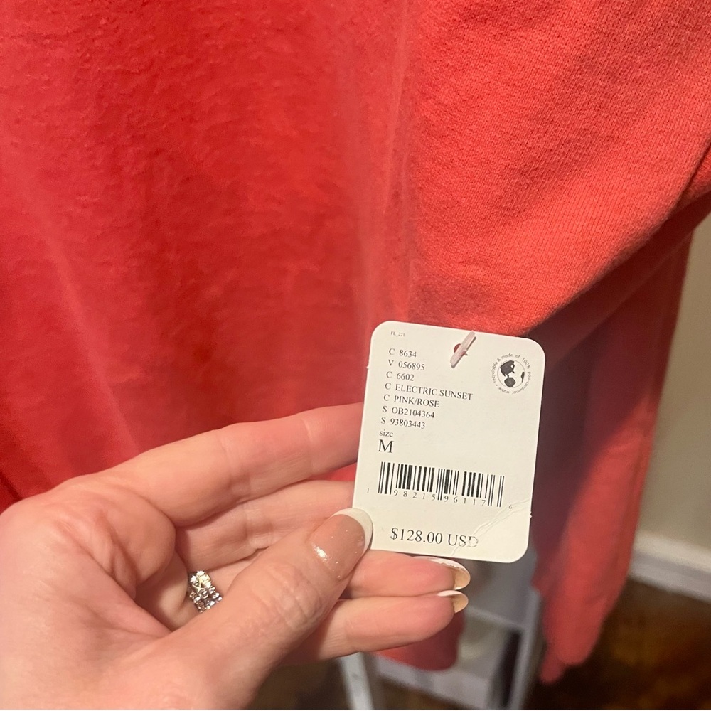 NWT Medium Free People Best Of Romper - Electric Sunset - Picture 9 of 10